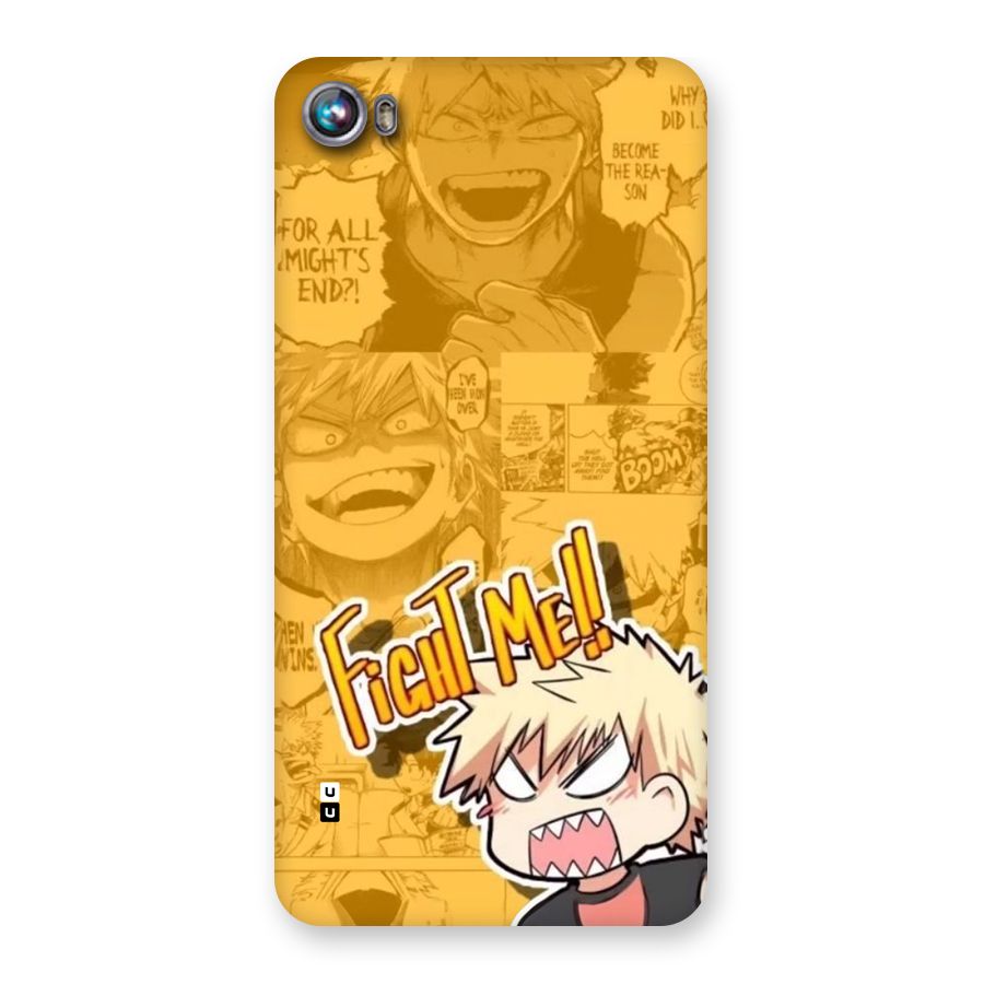 Fight Me Challenge Back Case for Canvas Fire 4 (A107)