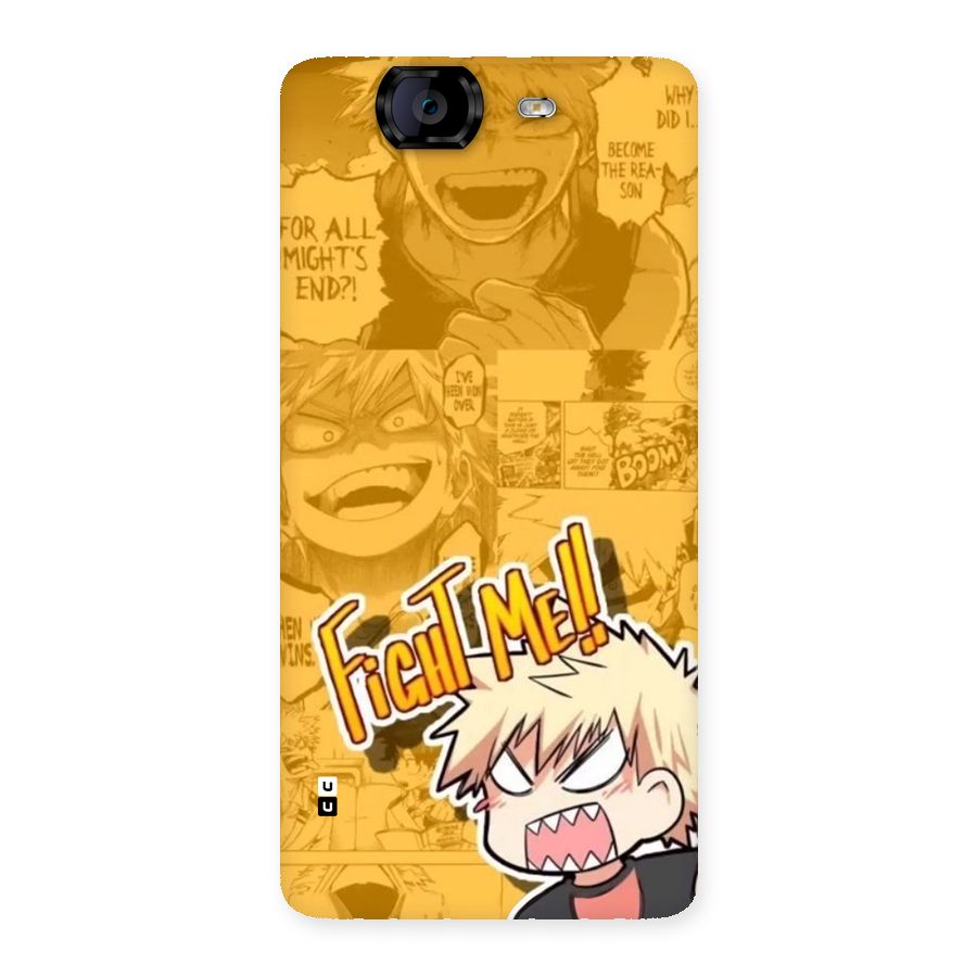 Fight Me Challenge Back Case for Canvas Knight A350