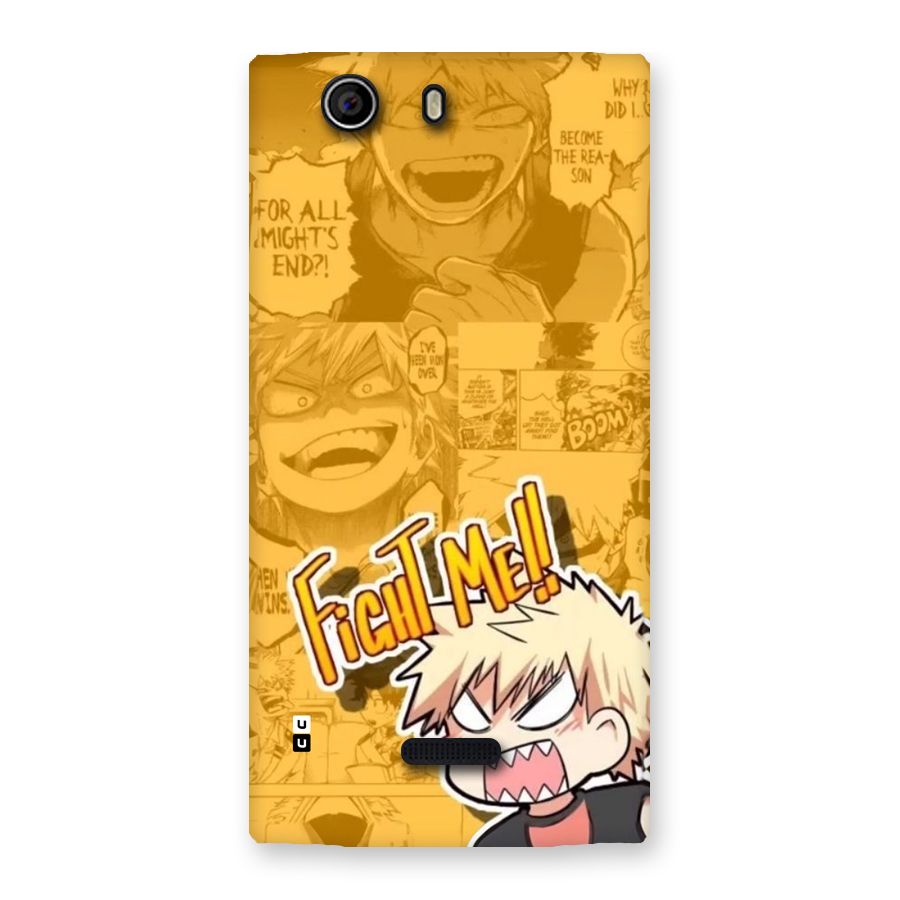 Fight Me Challenge Back Case for Canvas Nitro 2 E311