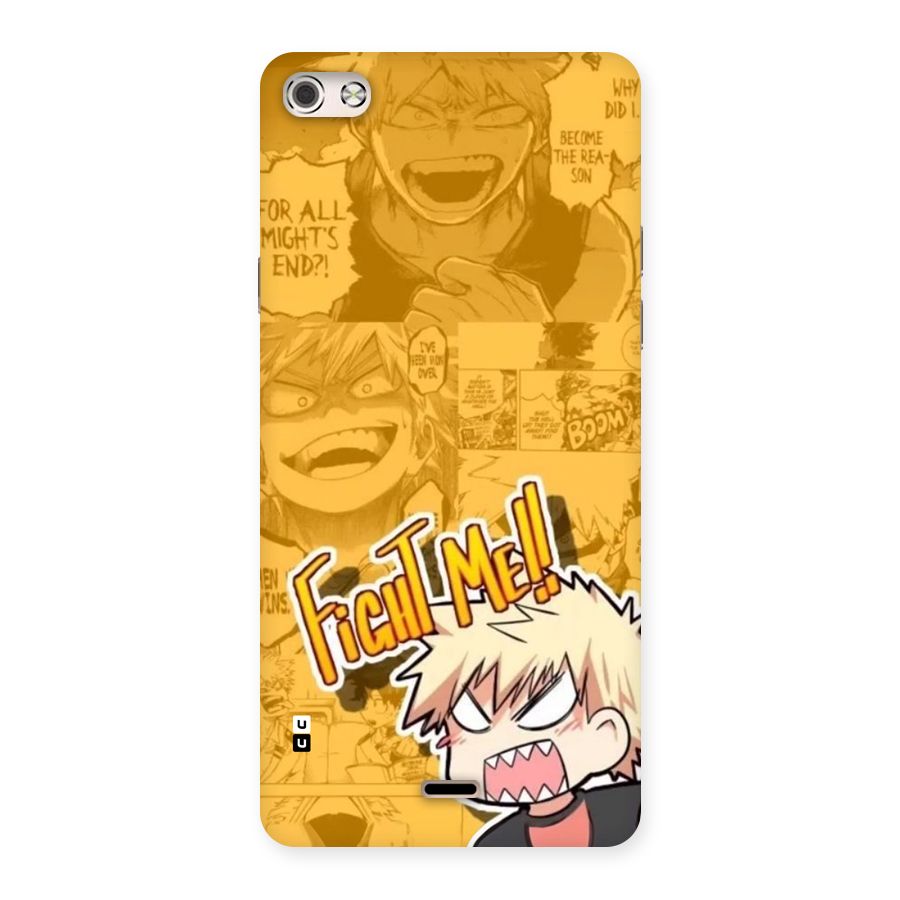 Fight Me Challenge Back Case for Canvas Silver 5