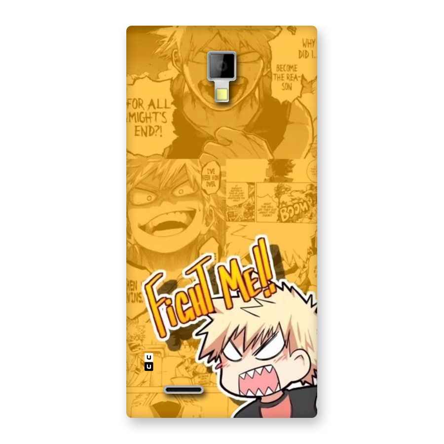 Fight Me Challenge Back Case for Canvas Xpress A99