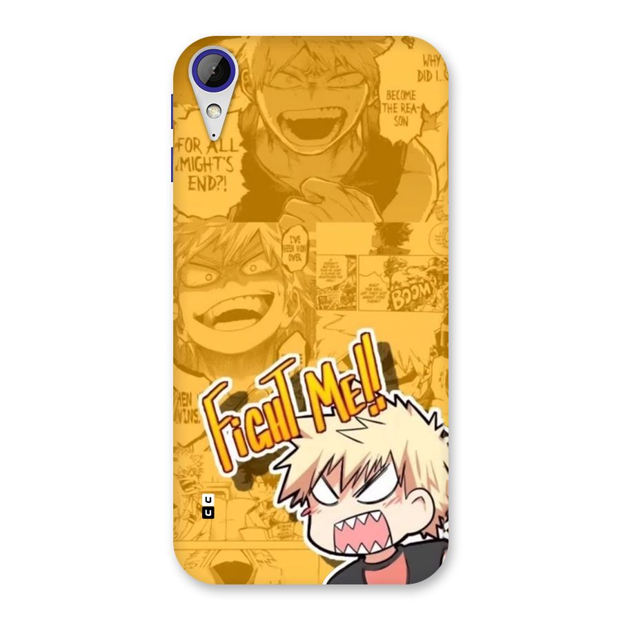 Fight Me Challenge Back Case for Desire 830
