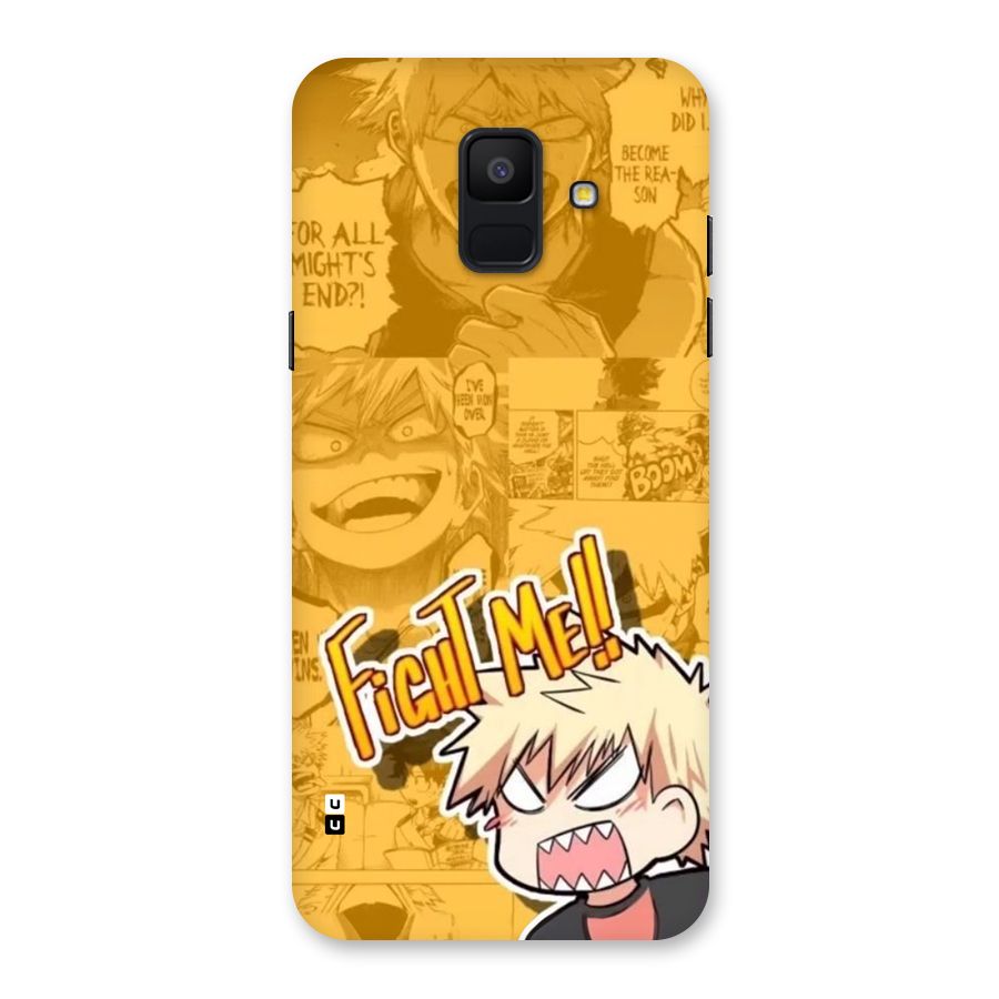 Fight Me Challenge Back Case for Galaxy A6 (2018)