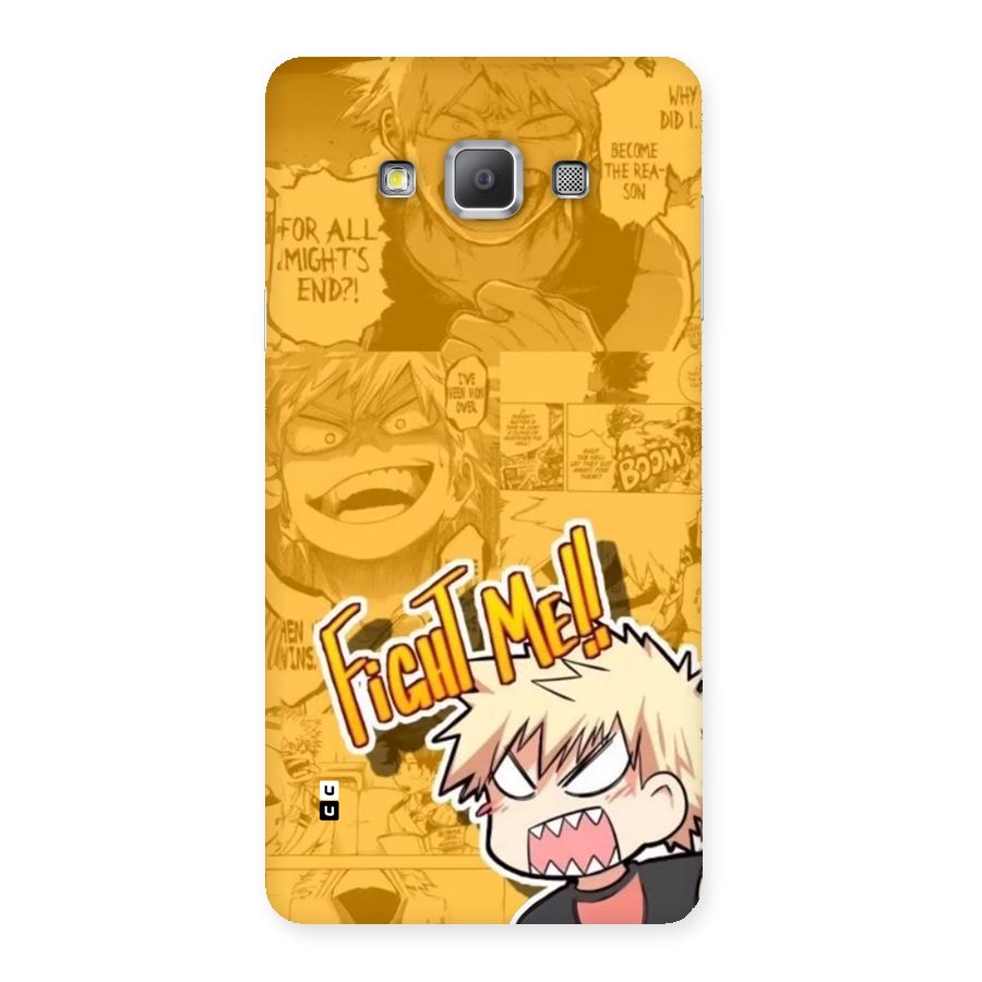 Fight Me Challenge Back Case for Galaxy A7
