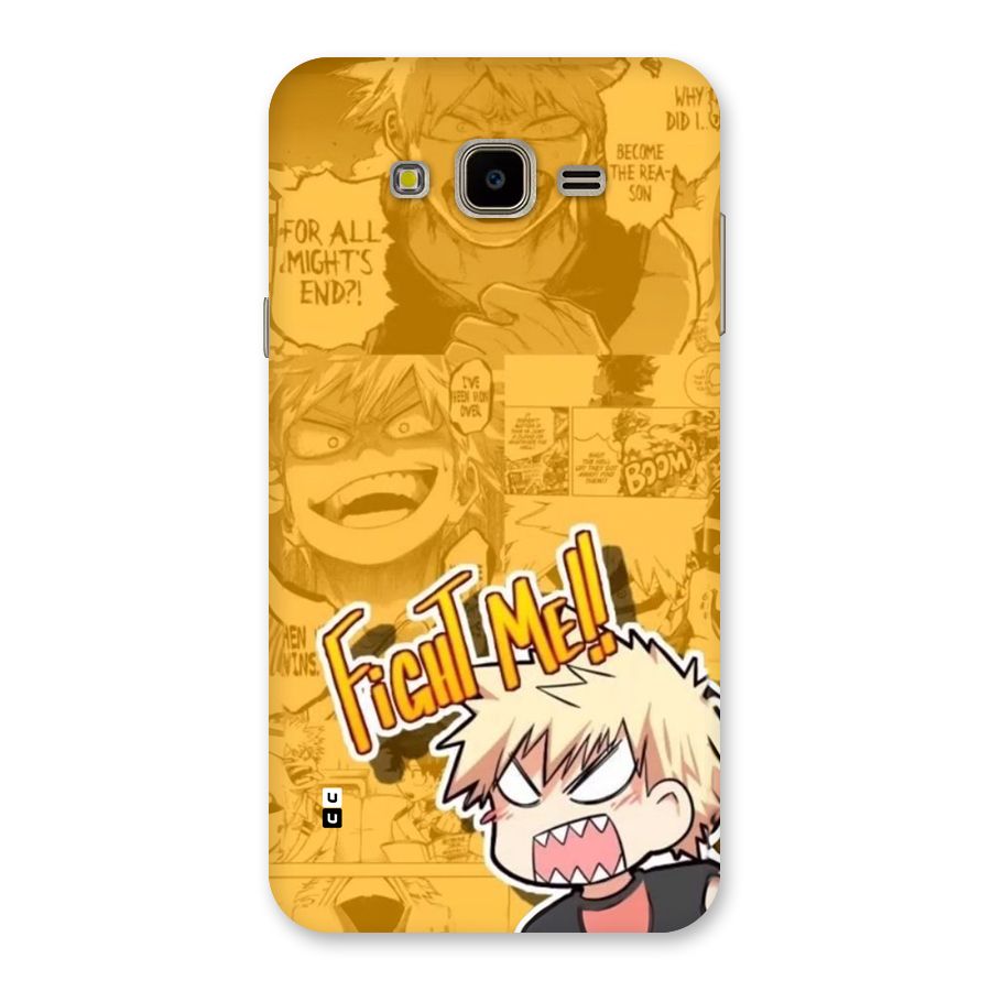 Fight Me Challenge Back Case for Galaxy J7 Nxt