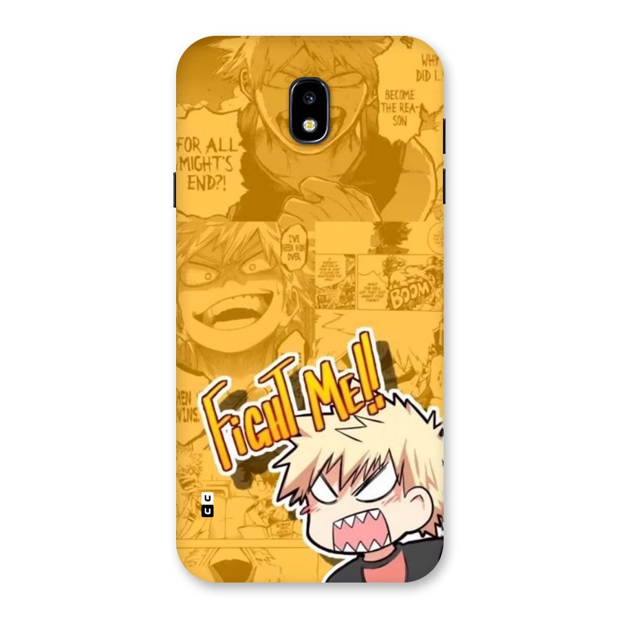 Fight Me Challenge Back Case for Galaxy J7 Pro