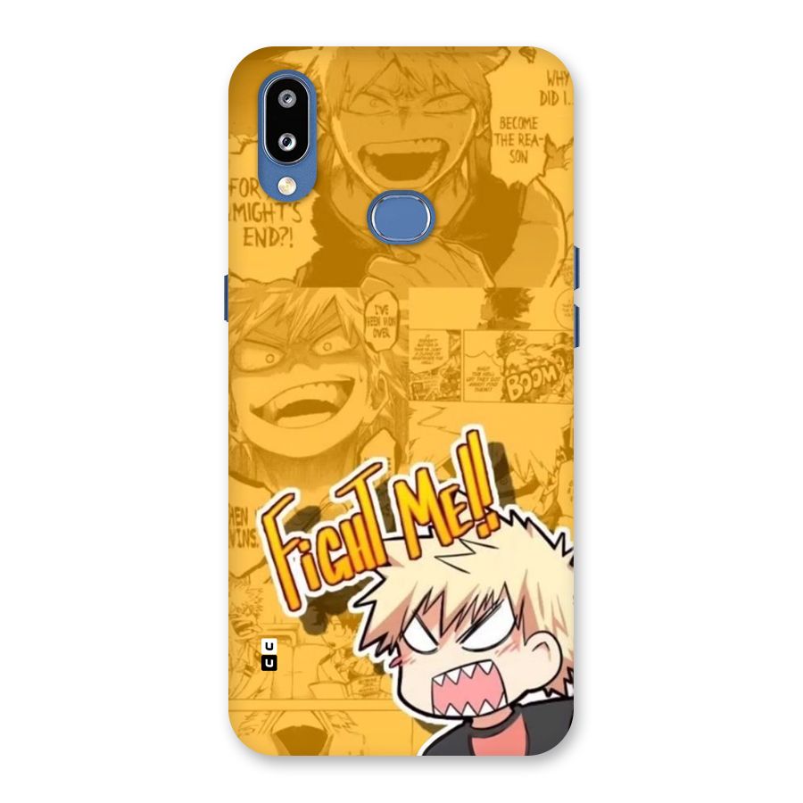 Fight Me Challenge Back Case for Galaxy M01s