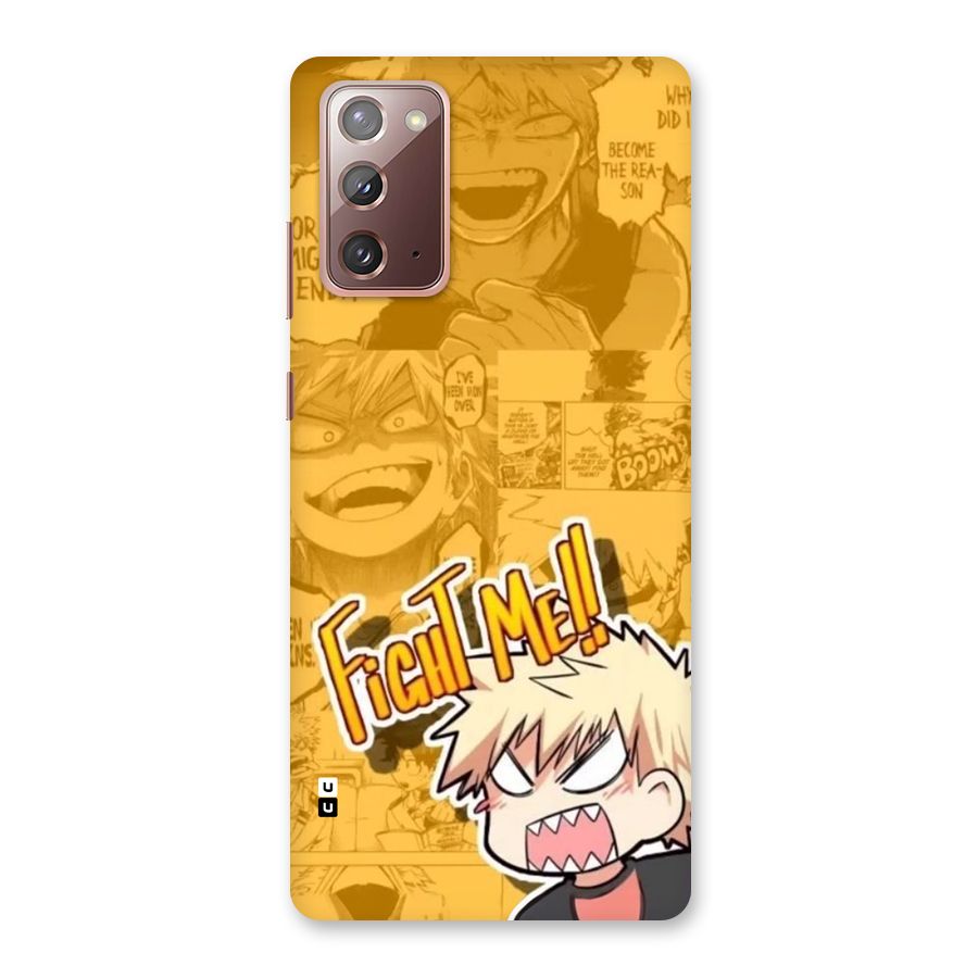 Fight Me Challenge Back Case for Galaxy Note 20