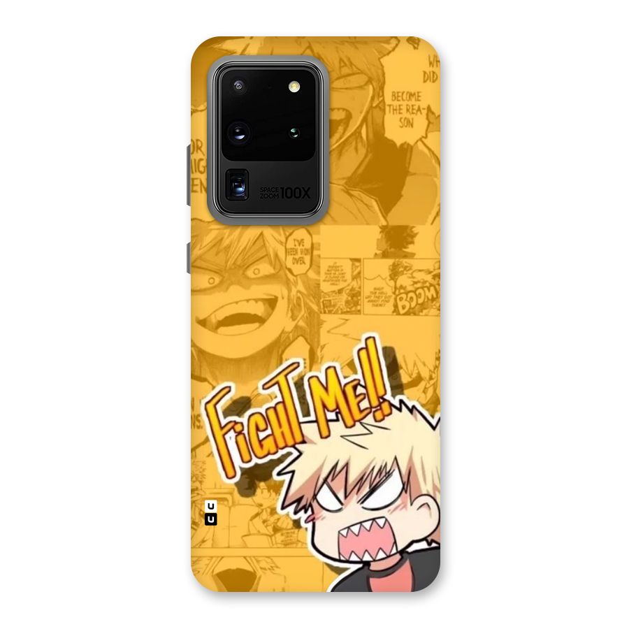 Fight Me Challenge Back Case for Galaxy S20 Ultra