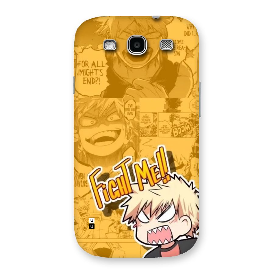 Fight Me Challenge Back Case for Galaxy S3