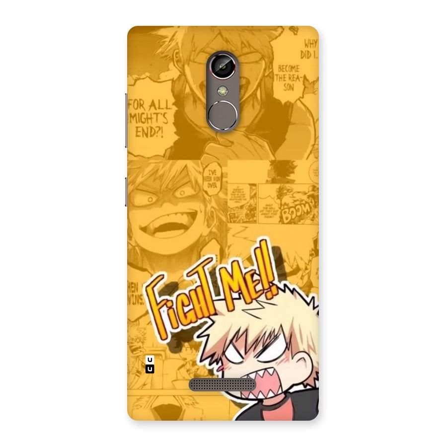 Fight Me Challenge Back Case for Gionee S6s