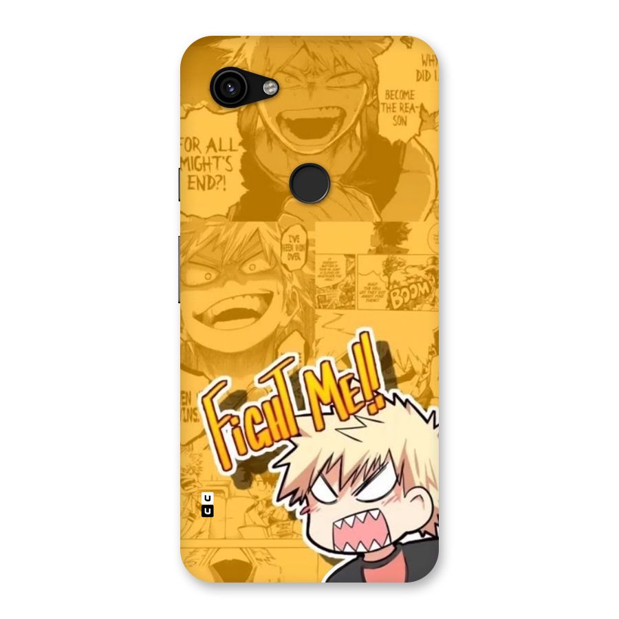 Fight Me Challenge Back Case for Google Pixel 3a XL