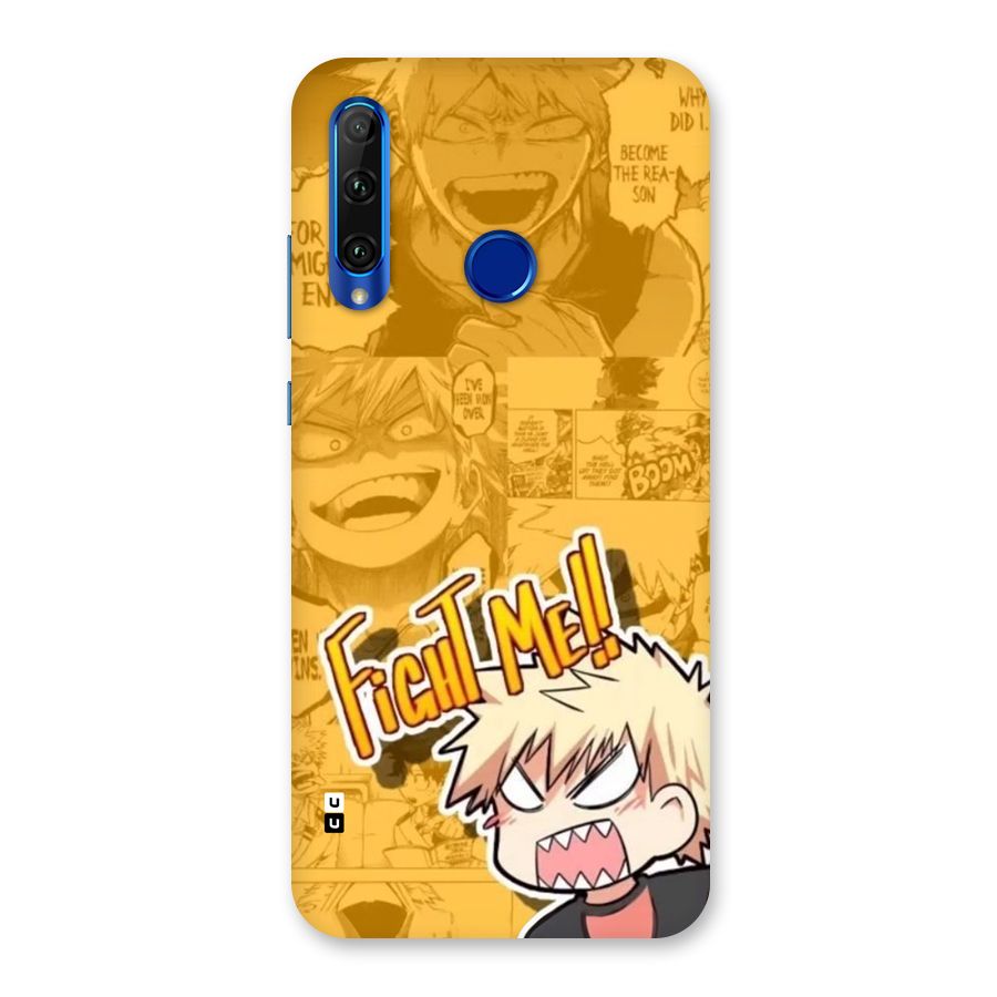 Fight Me Challenge Back Case for Honor 20i