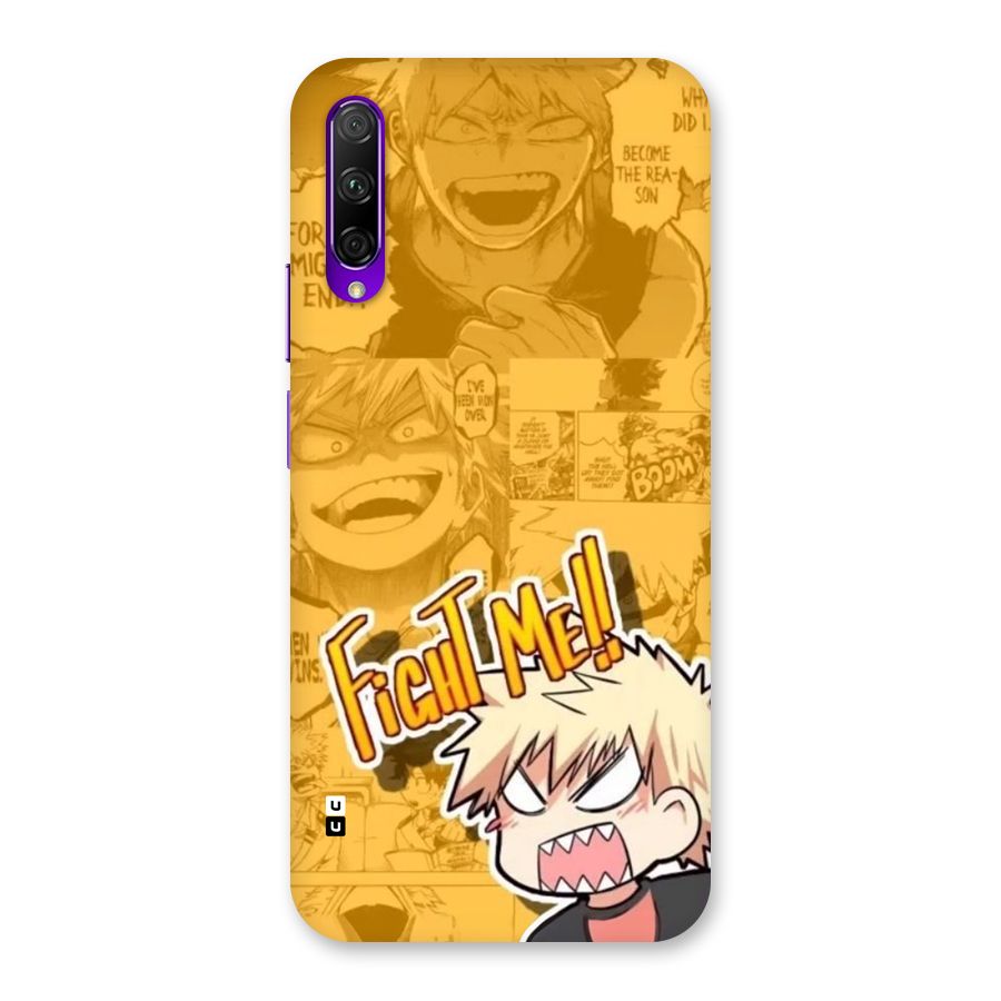 Fight Me Challenge Back Case for Honor 9X Pro