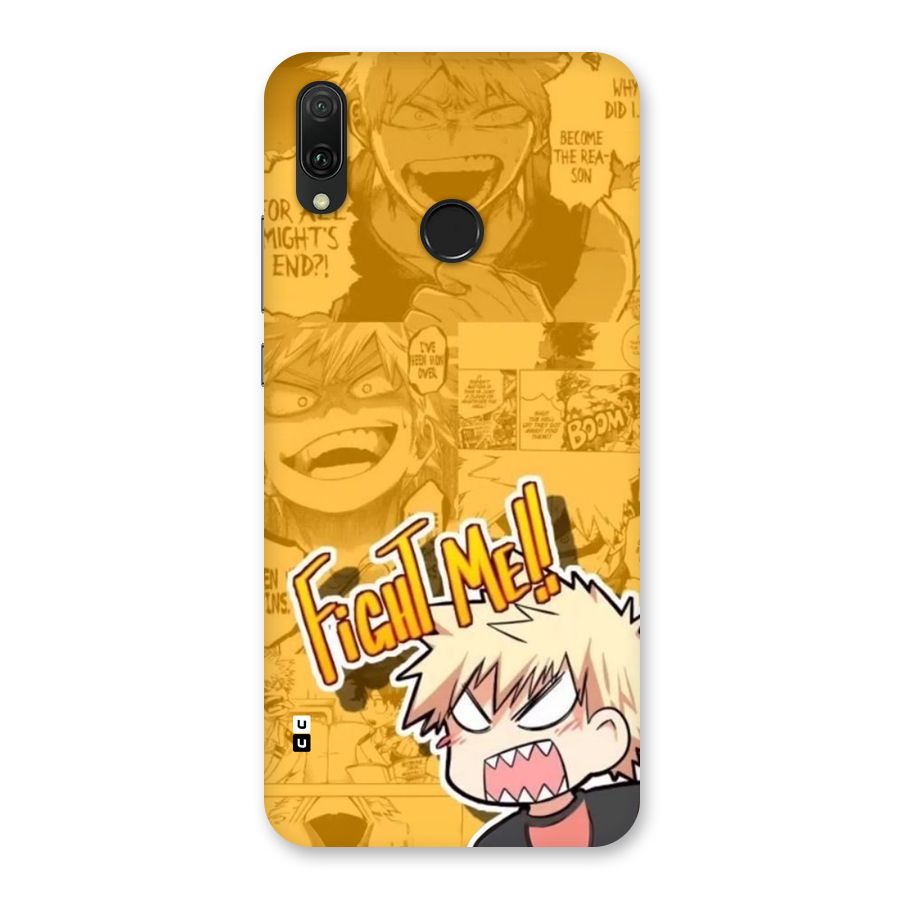 Fight Me Challenge Back Case for Huawei Y9 (2019)