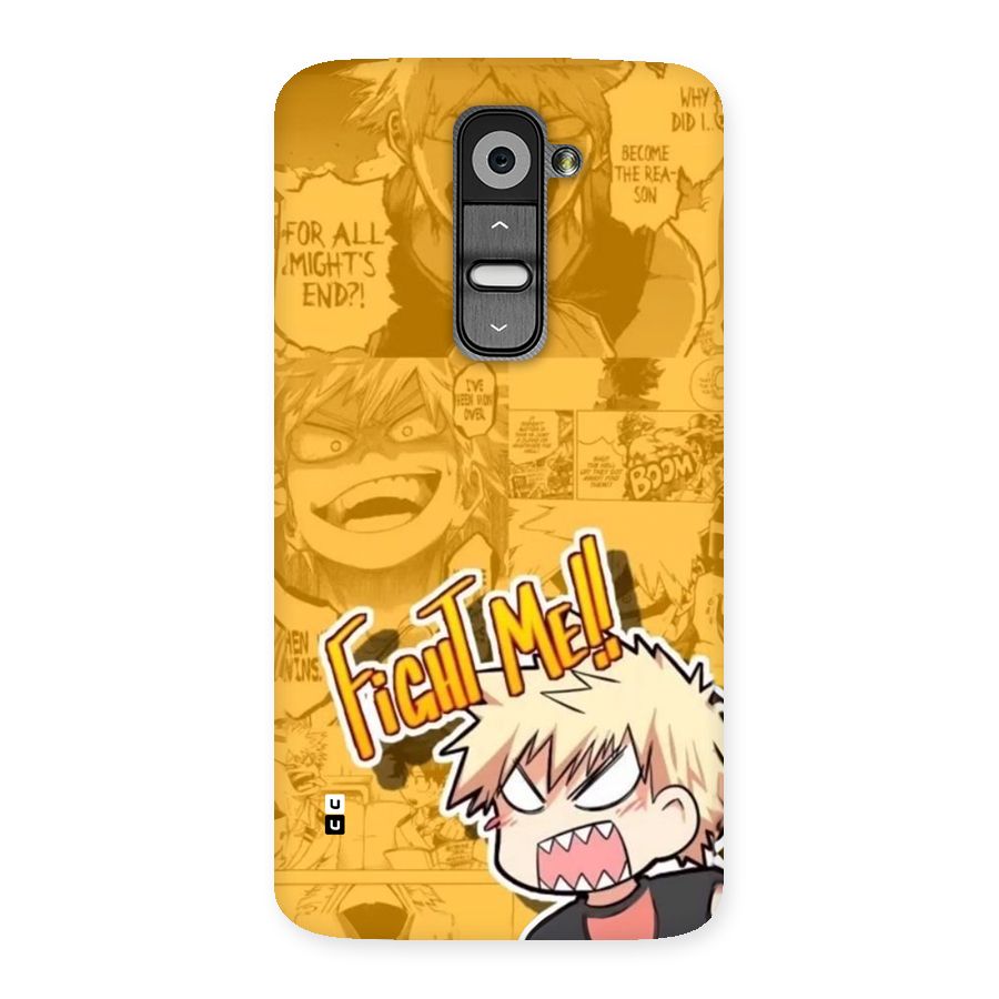 Fight Me Challenge Back Case for LG G2
