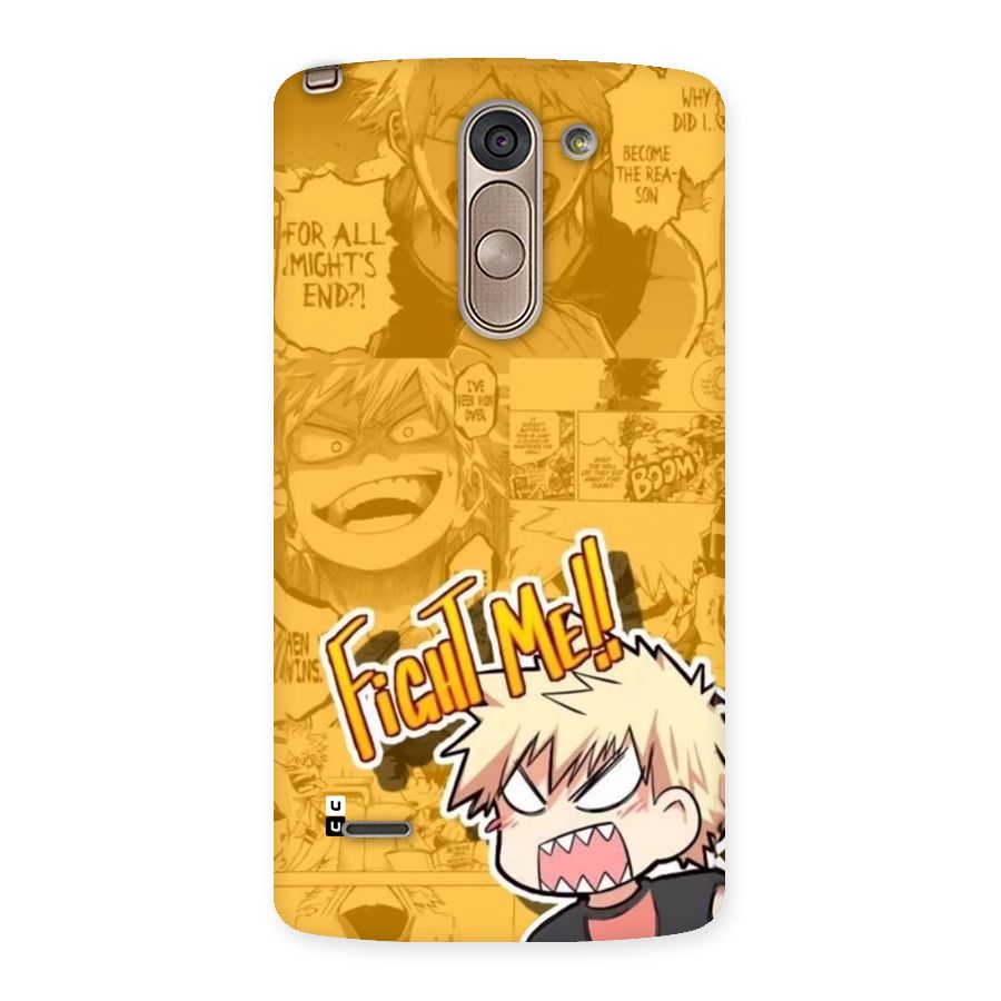 Fight Me Challenge Back Case for LG G3 Stylus