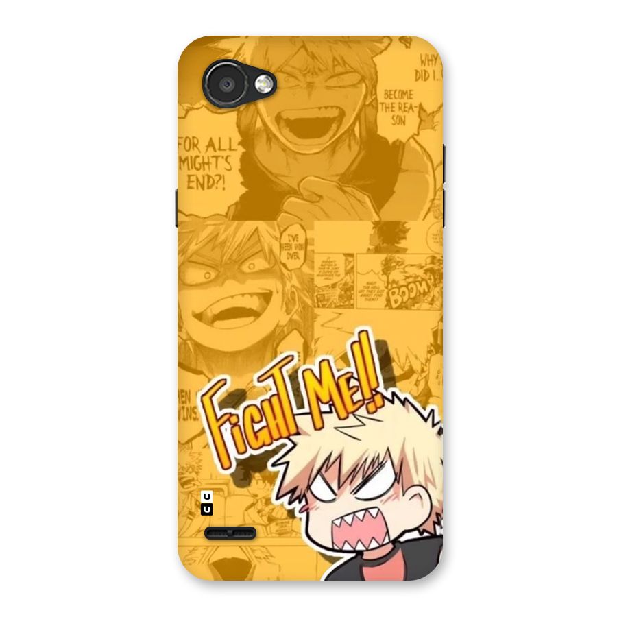 Fight Me Challenge Back Case for LG Q6