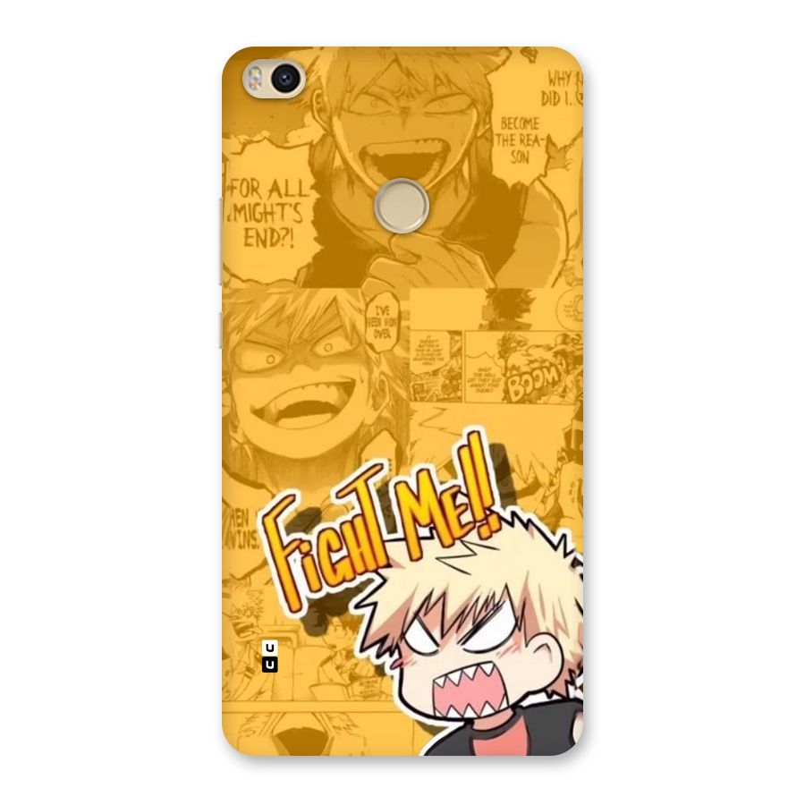 Fight Me Challenge Back Case for Mi Max 2
