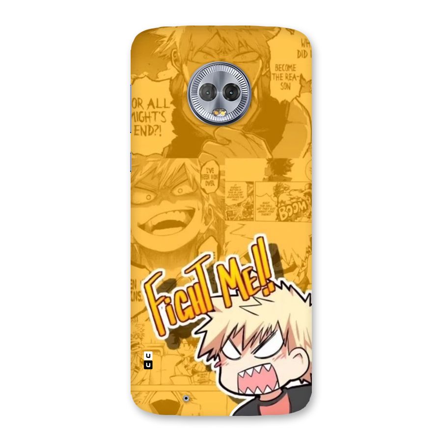 Fight Me Challenge Back Case for Moto G6