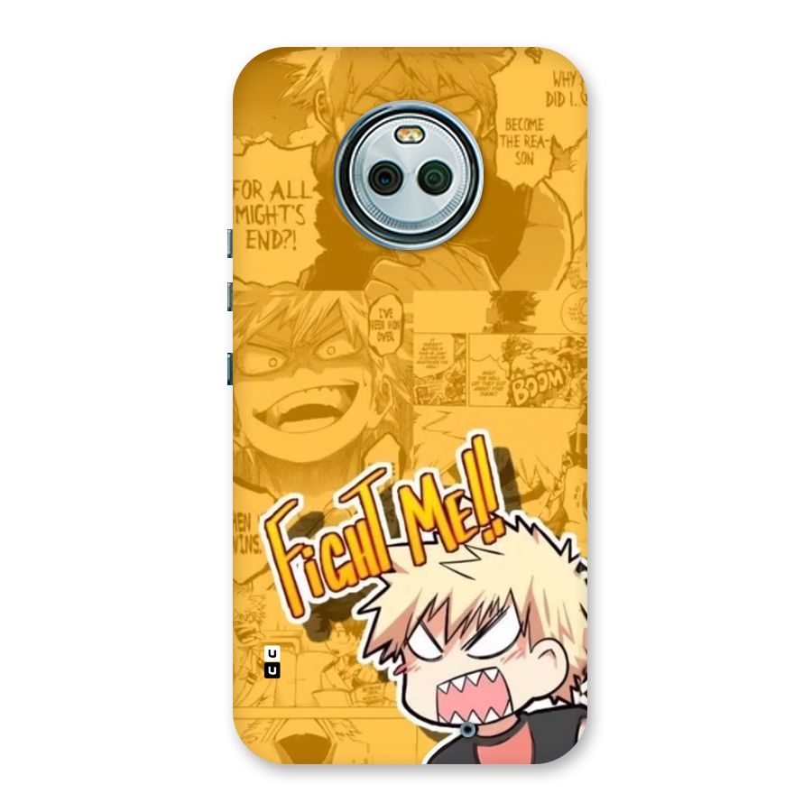 Fight Me Challenge Back Case for Moto X4