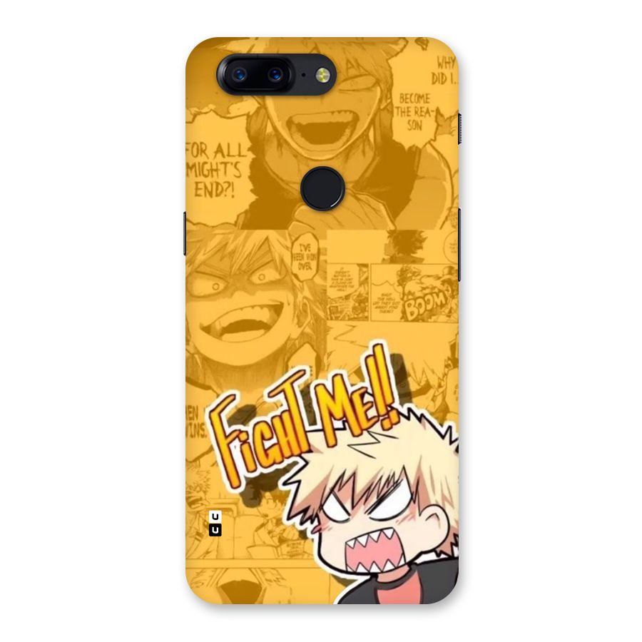 Fight Me Challenge Back Case for OnePlus 5T