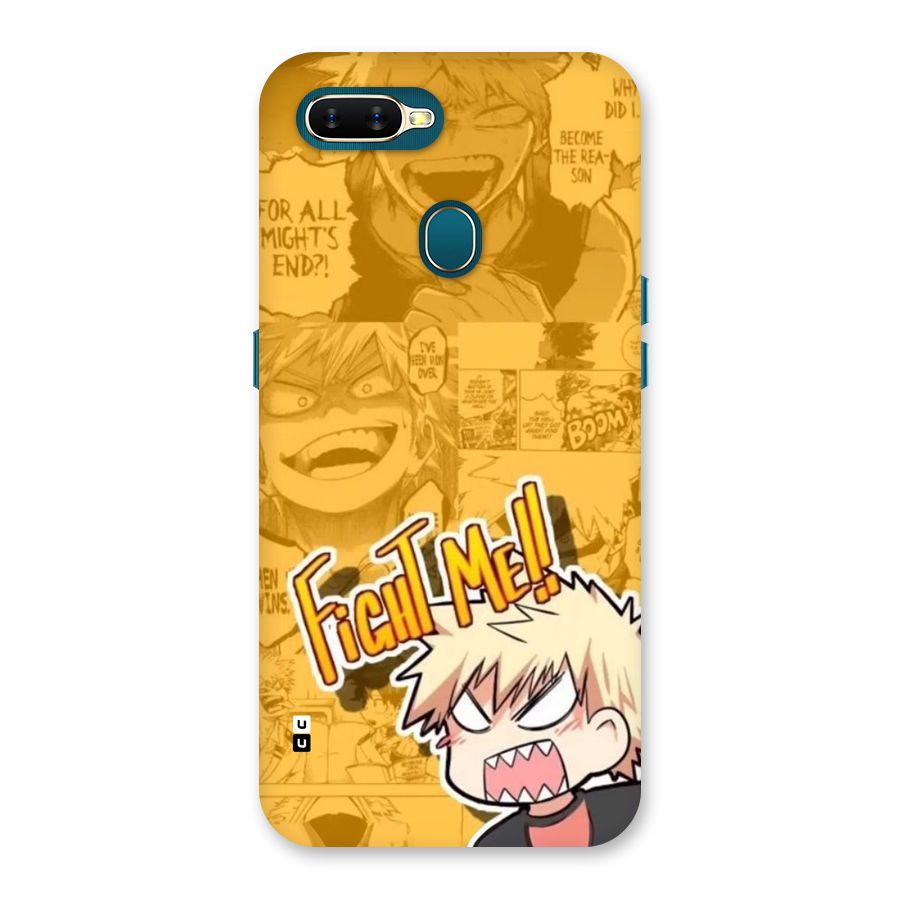 Fight Me Challenge Back Case for Oppo A12