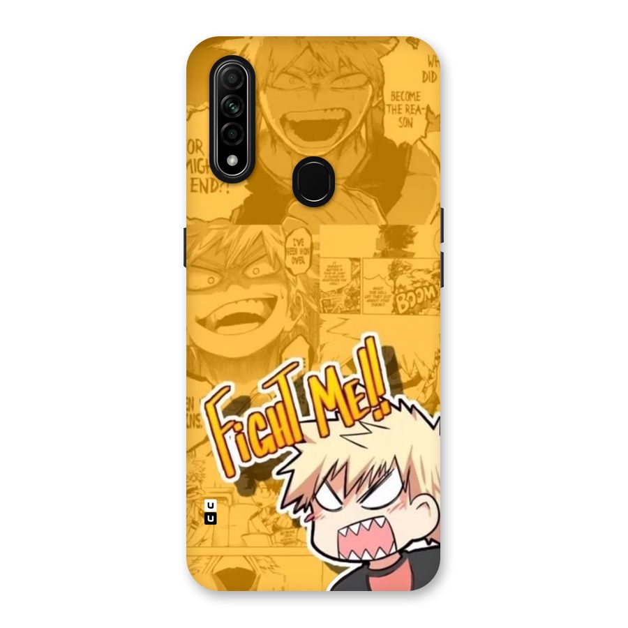 Fight Me Challenge Back Case for Oppo A31