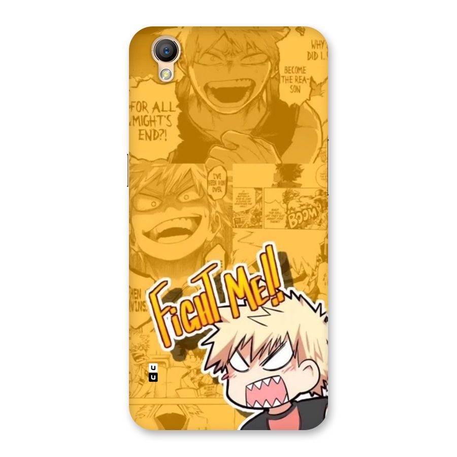 Fight Me Challenge Back Case for Oppo A37
