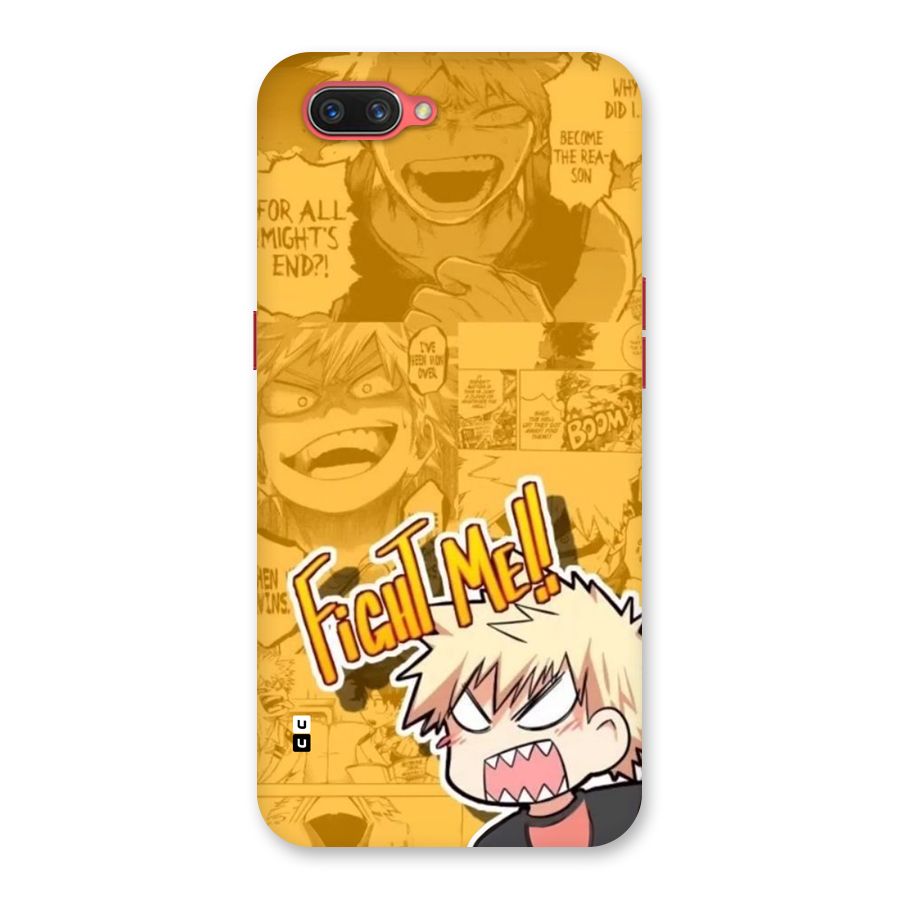 Fight Me Challenge Back Case for Oppo A3s