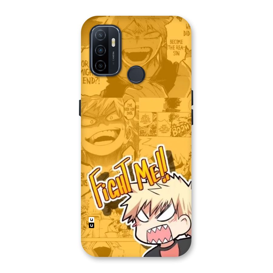 Fight Me Challenge Back Case for Oppo A53