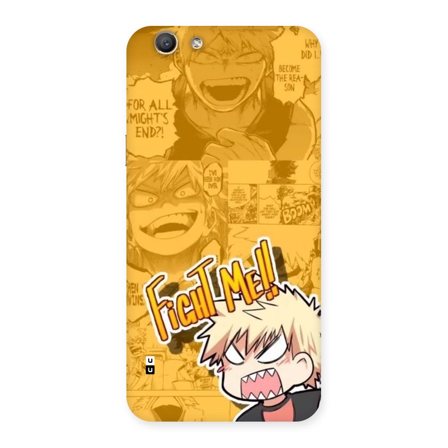 Fight Me Challenge Back Case for Oppo A59