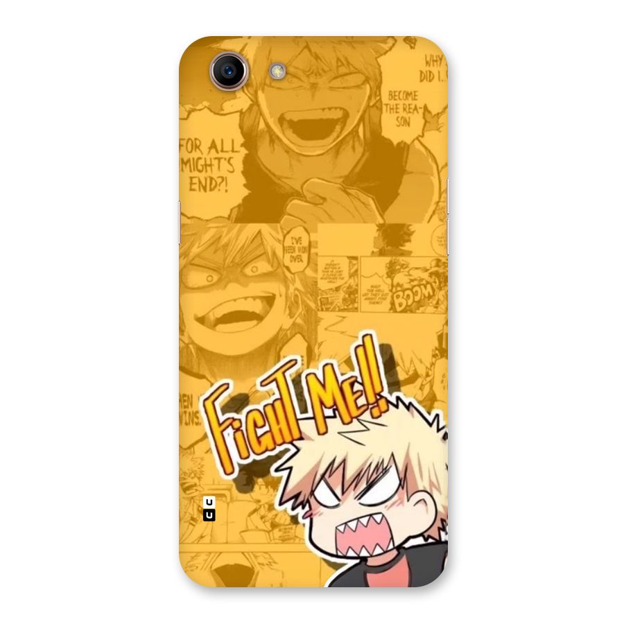 Fight Me Challenge Back Case for Oppo A83 (2018)