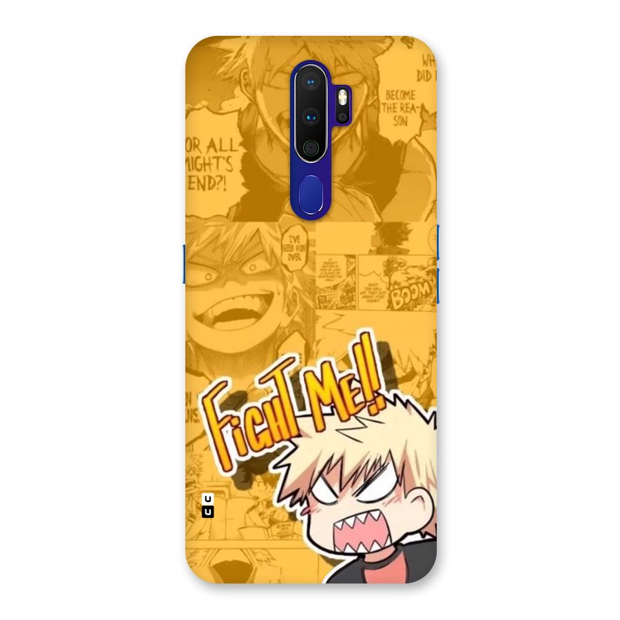 Fight Me Challenge Back Case for Oppo A9 (2020)