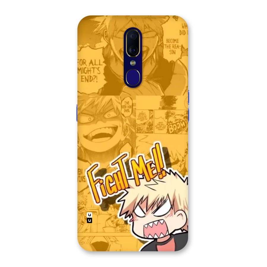 Fight Me Challenge Back Case for Oppo F11