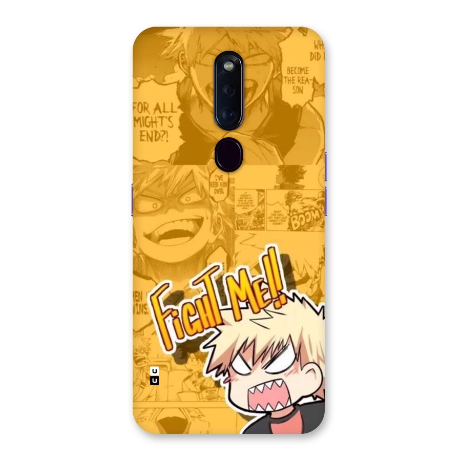 Fight Me Challenge Back Case for Oppo F11 Pro