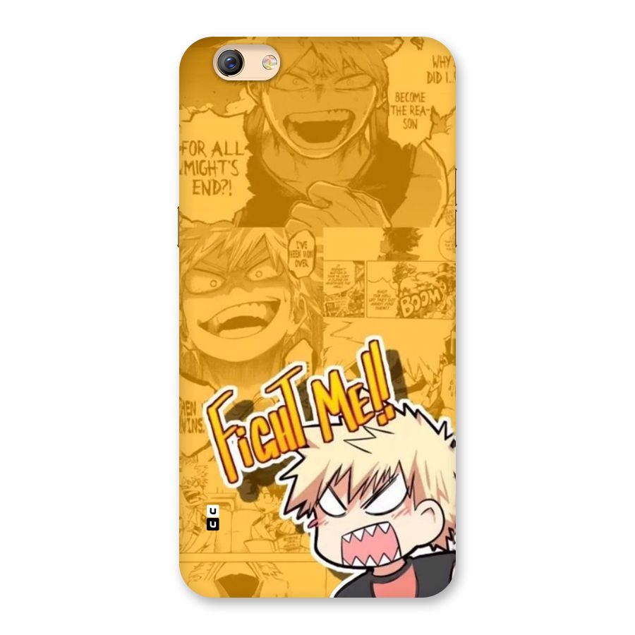 Fight Me Challenge Back Case for Oppo F3 Plus