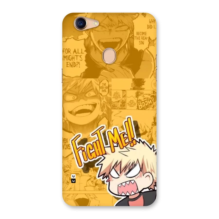 Fight Me Challenge Back Case for Oppo F5