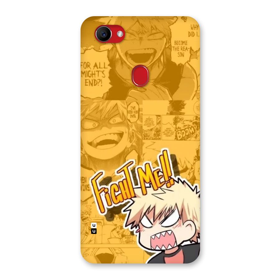 Fight Me Challenge Back Case for Oppo F7