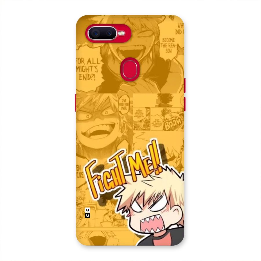 Fight Me Challenge Back Case for Oppo F9 Pro