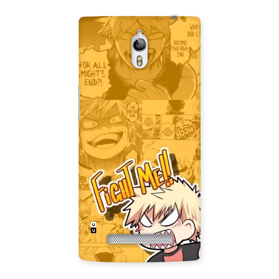 Fight Me Challenge Back Case for Oppo Find 7