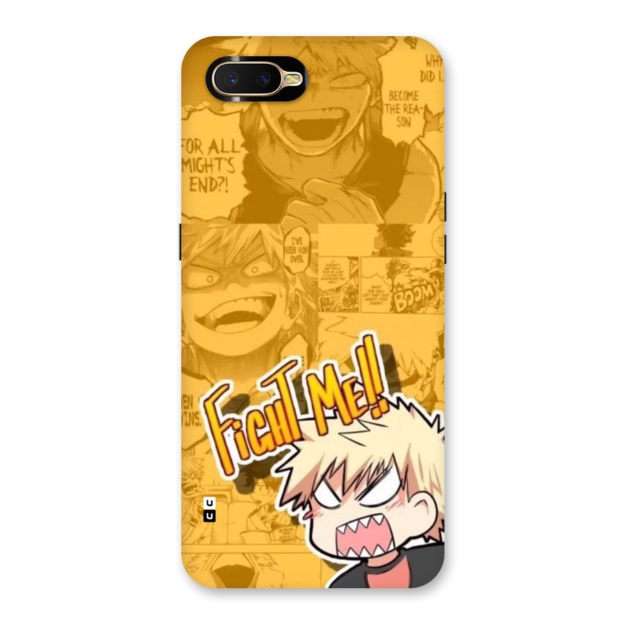 Fight Me Challenge Back Case for Oppo K1