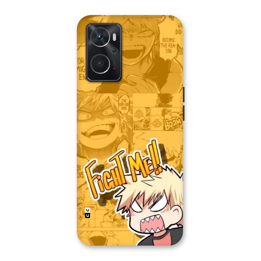 Fight Me Challenge Back Case for Oppo K10 4G