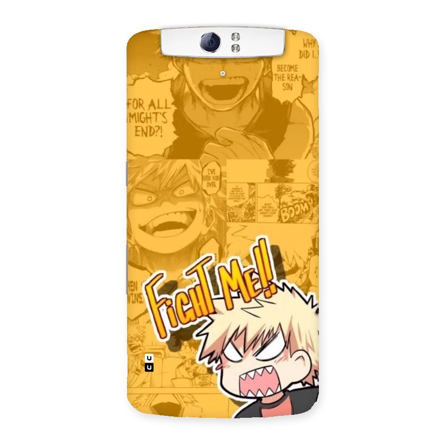 Fight Me Challenge Back Case for Oppo N1