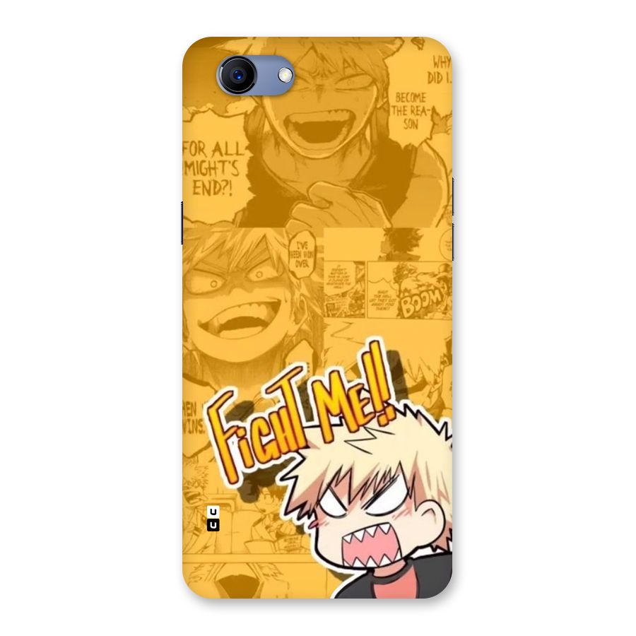 Fight Me Challenge Back Case for Realme 1