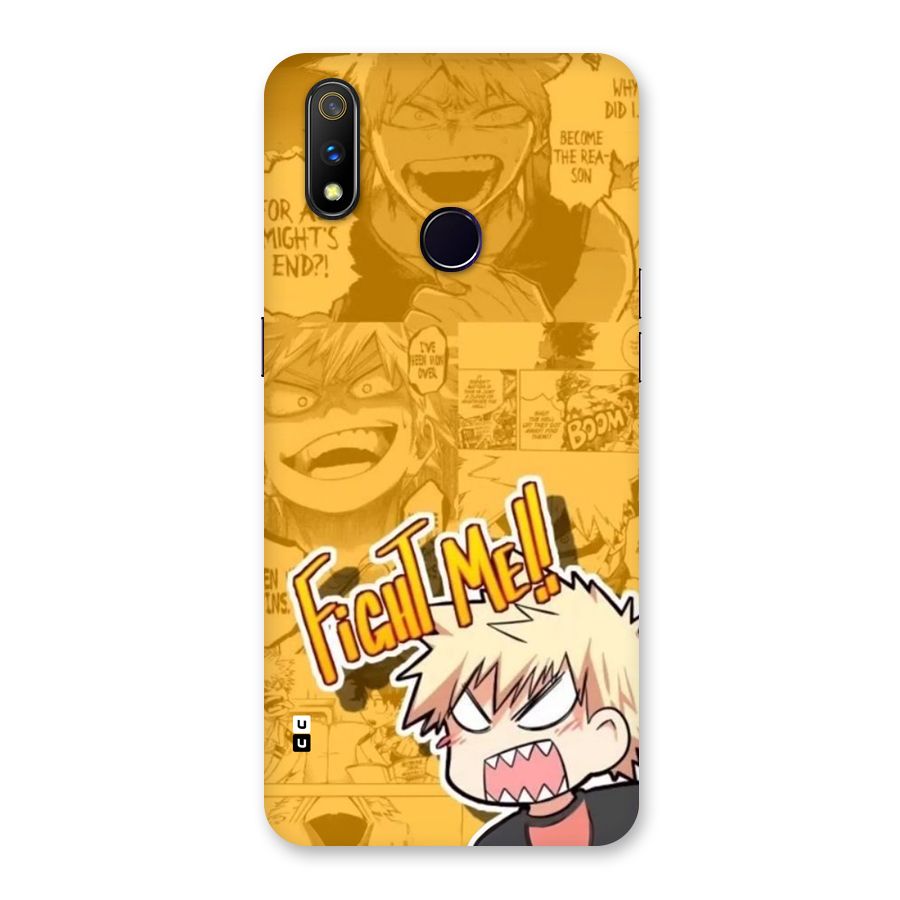 Fight Me Challenge Back Case for Realme 3 Pro