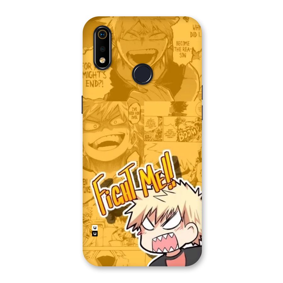 Fight Me Challenge Back Case for Realme 3i