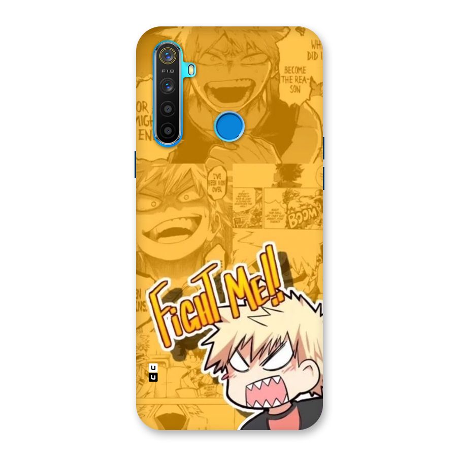 Fight Me Challenge Back Case for Realme 5s