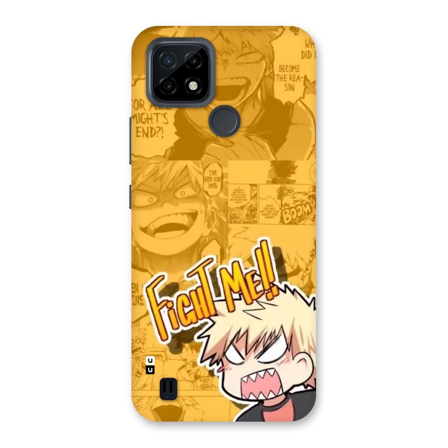 Fight Me Challenge Back Case for Realme C21