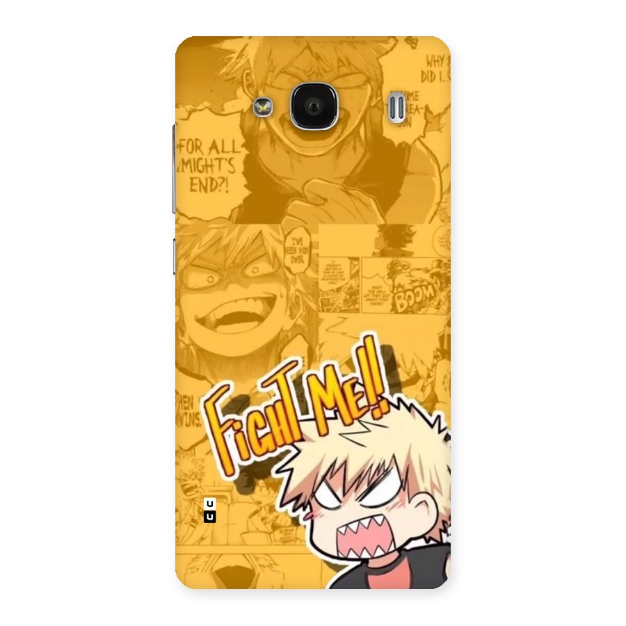 Fight Me Challenge Back Case for Redmi 2